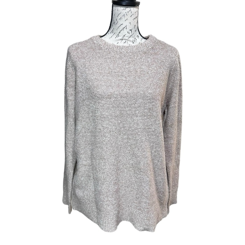 Pink Clover Brown High Neck Pullover Sweater Size L NWOT